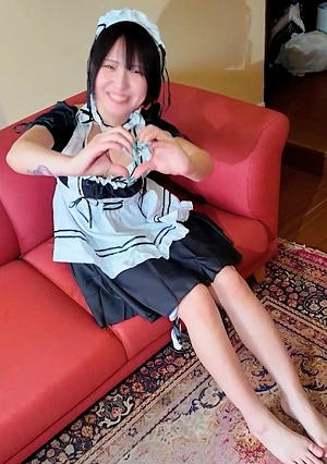 I Made This Super Cute Harajuku Idol Girl Wear A Maid Outfit And Gave Her A Hardcore Cumshot.