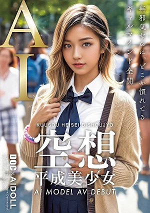 Fantasy Heisei Beautiful Girl AI MODEL AV DEBUT Kurosaki Hana