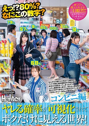 Huh?! 80%? What's With This Number? A World Where The Probability Of Success Is Visualized And Only I Can See It! Convenience Store Edition What's That Number You See Above Your Head?!