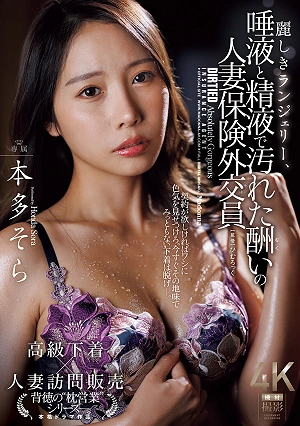 Beautiful Lingerie, A Married Insurance Saleswoman, Sora Honda, Stained With Saliva And Semen As Her Reward.