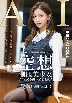 Fantasy Uniform Beautiful Girl AI MODEL AV DEBUT Working OL Edition Vol.02