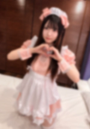 A Former Popular Idol With Fair Skin And Massive Rocket Breasts Gives Her All In A Pink Maid Outfit! She Climaxes Intensely, Trembling And Convulsing As She Receives Three Consecutive Cumshots!!